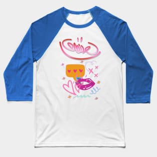 Smile Please Baseball T-Shirt